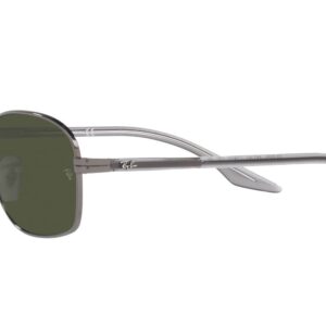 Ray-Ban RB3690 Square Sunglasses, Gunmetal/Green, 51 mm