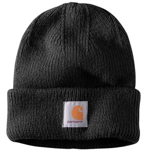 carhartt women's rib knit beanie, black, ofa