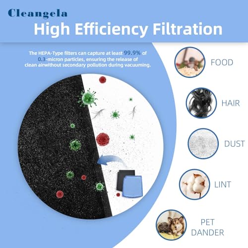 6-Pack 04234G Carbon Replacement Filters Compatible with Hamilton Beach Pet TrueAir Purifier Odor Eliminators - 04383 04384 04530G 04530GM 04531GM 04532GM