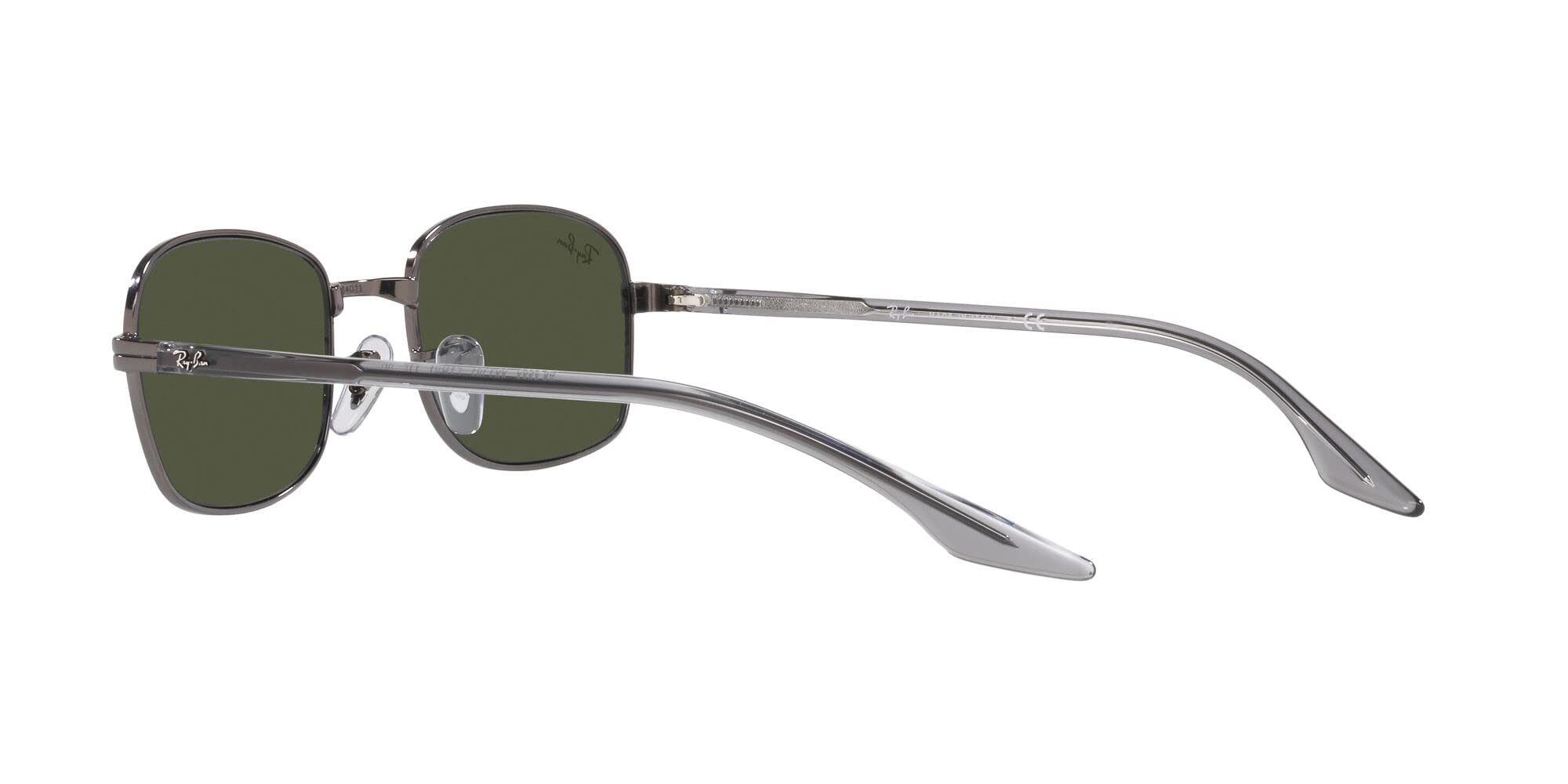 Ray-Ban RB3690 Square Sunglasses, Gunmetal/Green, 51 mm