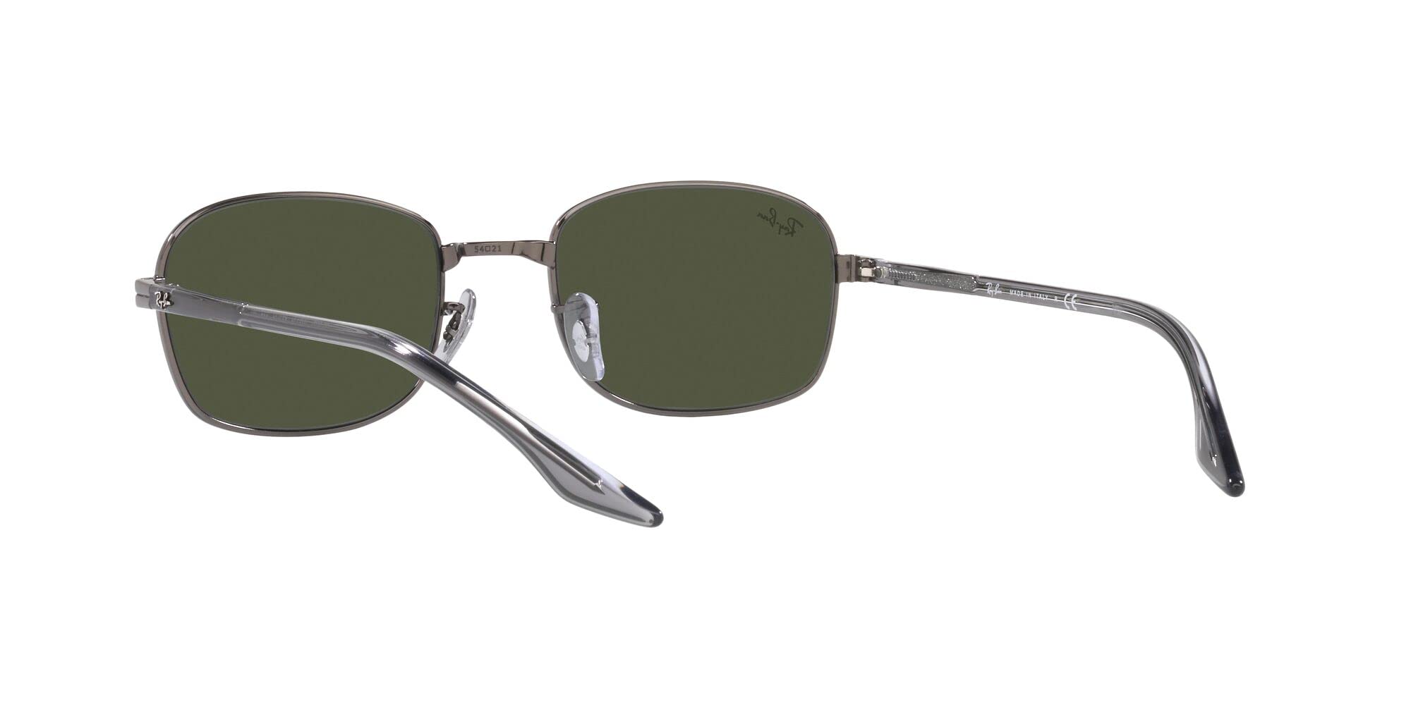 Ray-Ban RB3690 Square Sunglasses, Gunmetal/Green, 51 mm