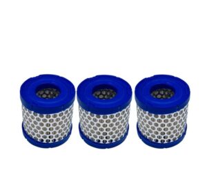 tenomal 3 pack 396424 air filter replace b&s 396424s 4137 john deere lg396424 lg396424s pt7953 lesco 050376 fits 114900, 110900, 112200, 130000-132900 series engines lawn mower