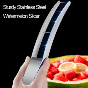 Shoxil Watermelon Cutter Slicer Cut Watermelon Into Cubes Knife Melon Baller for Kitchen Gadgets Useful Cool Tool