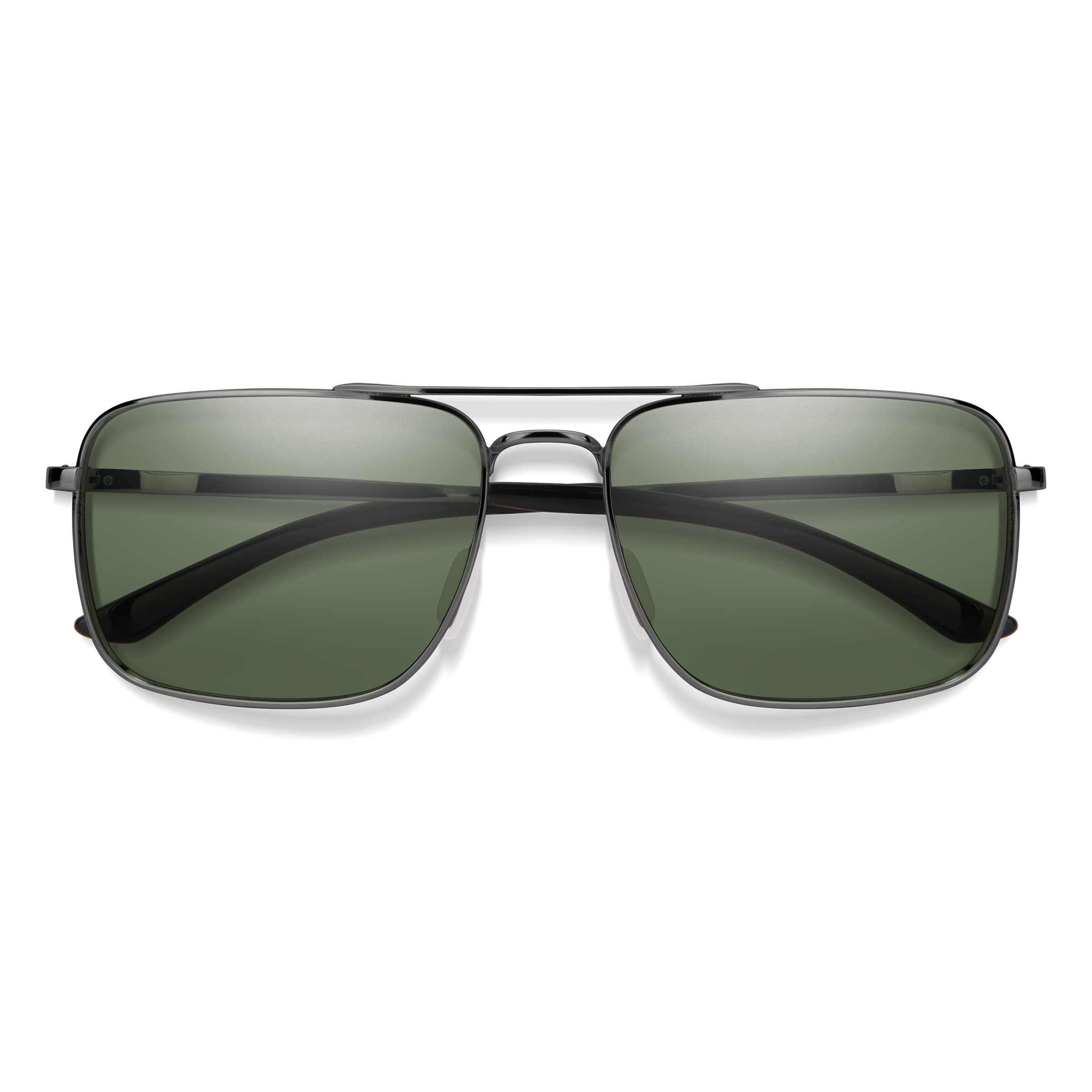 SMITH Outcome Lifestyle Sunglasses - Gunmetal | Chromapop Polarized Gray Green