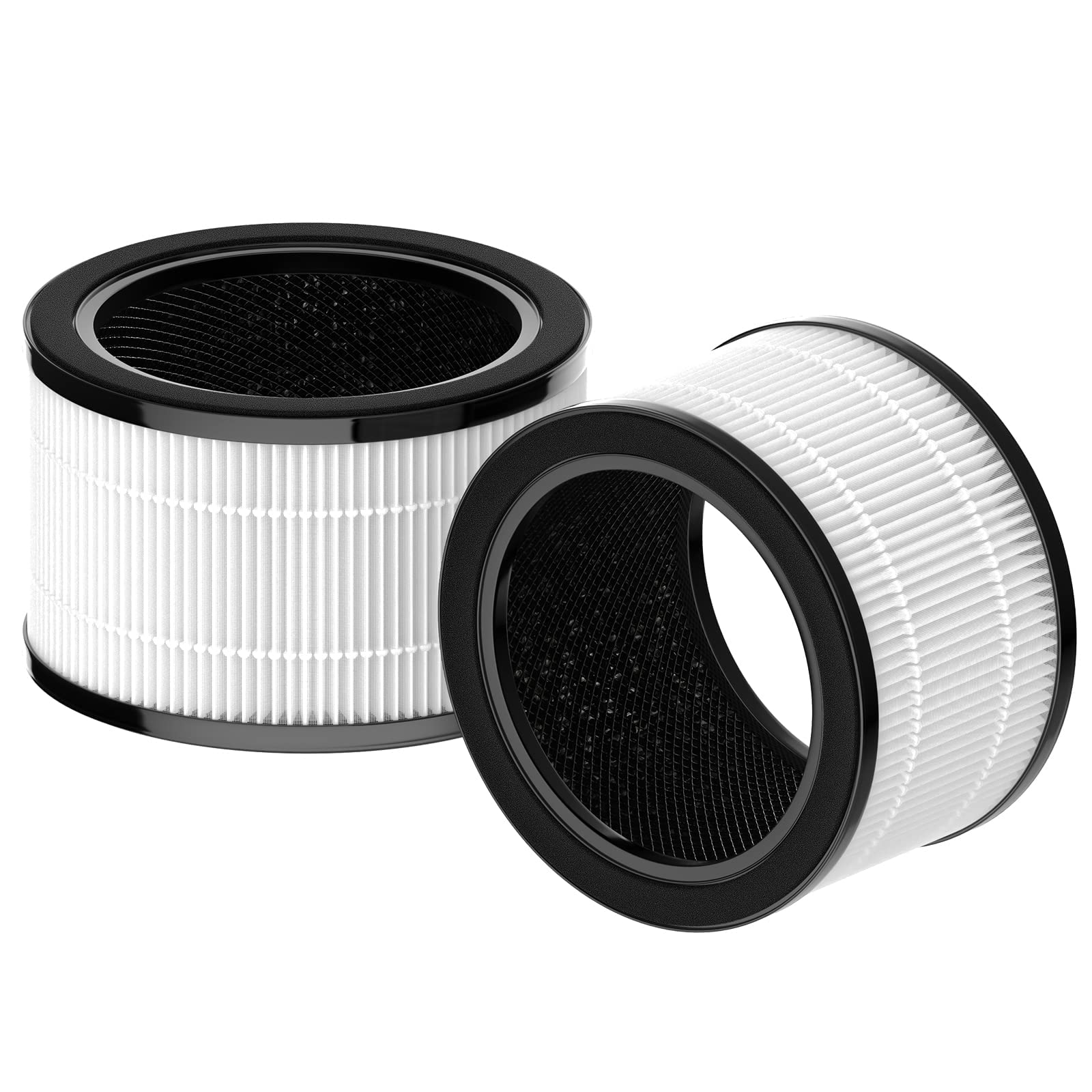 2 Pack H7121101 Replacement Filter, Compatible with Govee H7121, 3-in-1 H13 True HEPA, High-Efficiency Activated Carbon, Pre-Filter