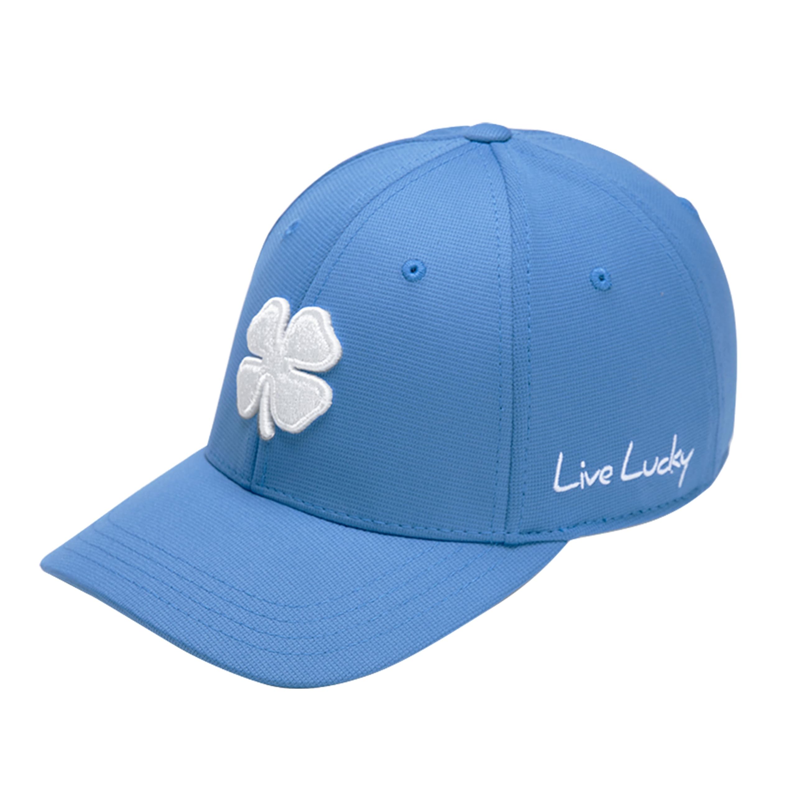 Black Clover Spring Luck Carolina Blue S/M Hat with White Clover