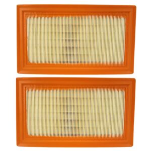 jvfnxpm 0j8478s air filter for gene-rac v-twin 990cc 999cc engines 14-20 kw post 2013 evolution series - 2 pieces