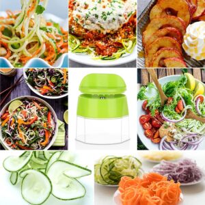 Spiralizer for Veggies, 4 in 1 Zoodles Spiralizer, Zucchini Noodle Maker, Zucchini Spiralizer for Veggies Noodles