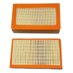 Jvfnxpm 0J8478S Air Filter for Gene-rac V-Twin 990cc 999cc Engines 14-20 KW Post 2013 Evolution Series - 2 Pieces