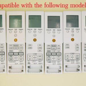 Replacement for Fujitsu Air Conditioner Remote Control AR-REF1U AR-RED1U AR-REG1U AR-REY1U AR-REM1U AR-REF1E AR-REF2E AR-REA1E AR-REW1E AR-REF3E AR-REW3E AR-REA2E AR-REB1E AR-REW4E AR-REM4E AR-REB1E