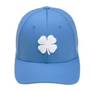 black clover spring luck carolina blue s/m hat with white clover