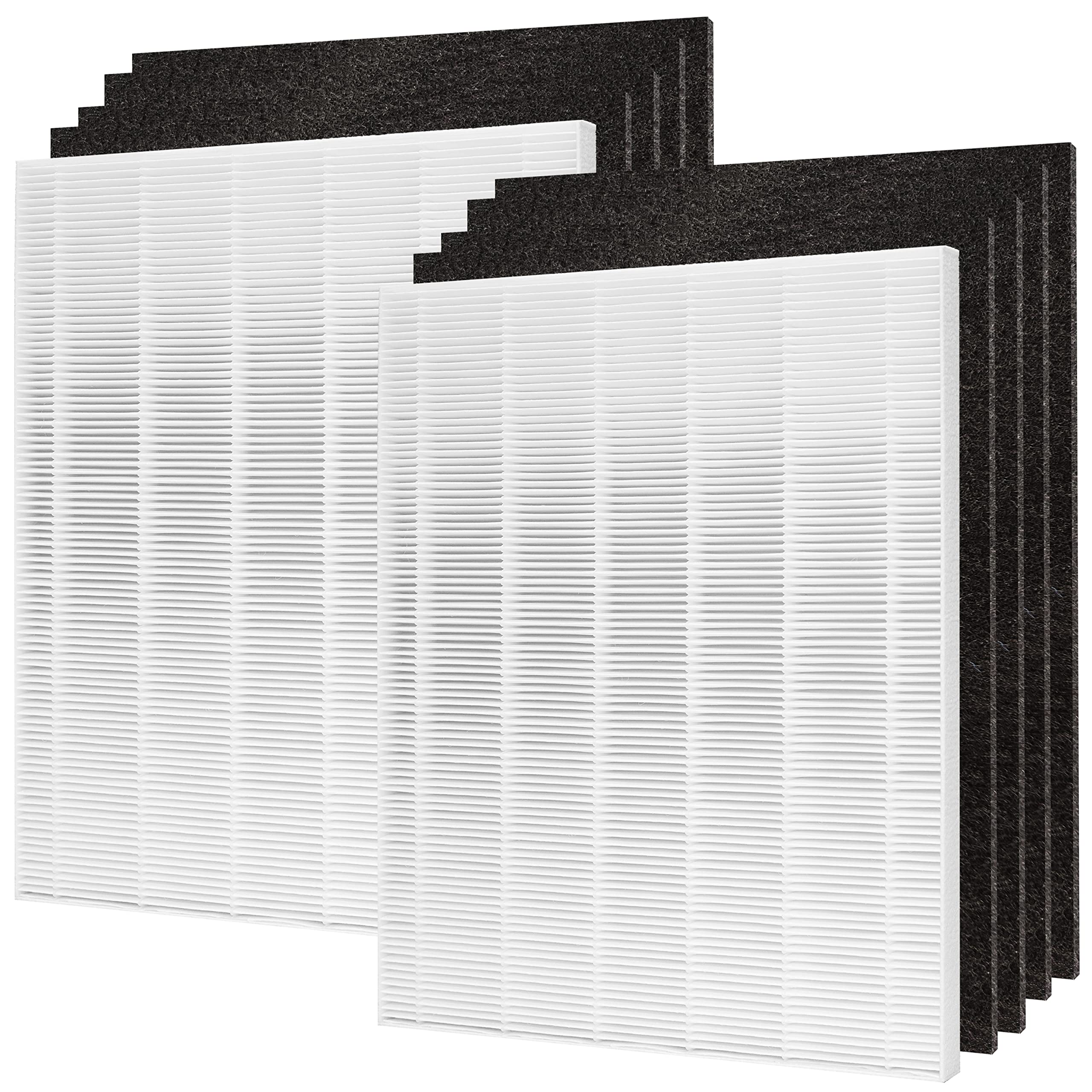 Lhari 2-Pack D480 True HEPA Replacement Filter, Compatible with Winix D480 Air Purifier, Compare to Winix D4 Filter, Part Number 1712-0100-00, 2-Pack