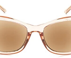 Sofia Vergara x Foster Grant Women's Sofia Full Lens SunReaders Cat-Eye Reading Glasses, Shiny Crystal Blush, 56 mm + 3