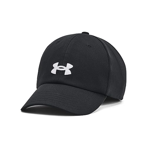 Under Armour Womens Blitzing Wrapback, (001) Black / / Halo Gray, One Size Fits Most