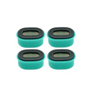 mowfill 4 pack 497725 air filter with 273185 pre filter replace for bs 5055k 4197 497725 497725s 5055 494586