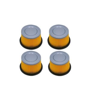 tenomal 4 pack 30727 air filter replace tecumseh 30727 30604 john deere am30900 cub cadet 488619 488619-r1 tc-30727 056-002 30-070 fits tecumseh h22 h25 h30 h35 h40 h50 h60 h70 hh60 hh70 v70