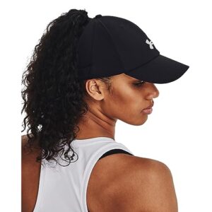 Under Armour Womens Blitzing Wrapback, (001) Black / / Halo Gray, One Size Fits Most