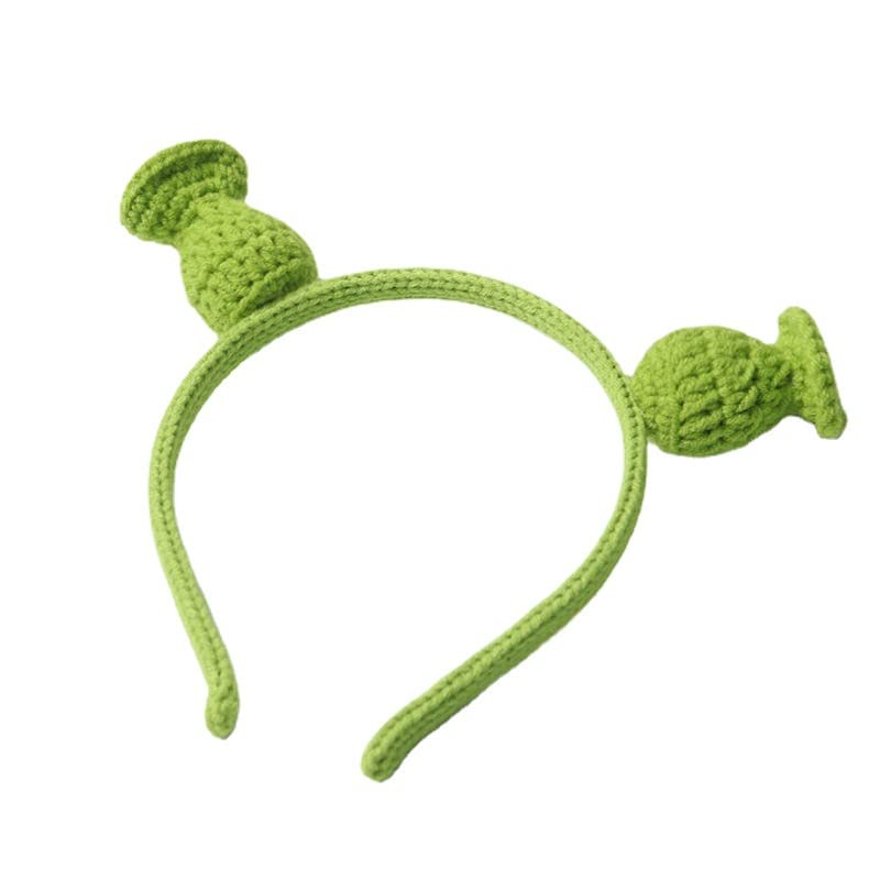 Union Power Shrek Headband with Ears, Cute Dressing Up Ears, Halloween Cosplay Prop Party Theme Costume Unisex