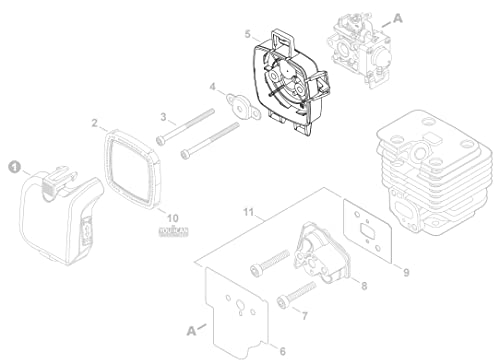 Genuine Echo P100003820 Air Filter Case PB2520 OEM