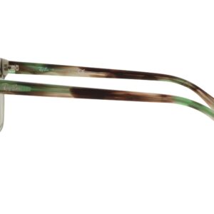 Ray-Ban RX5362 Square Prescription Eyewear Frames, Transparent Green/Demo Lens, 52 mm