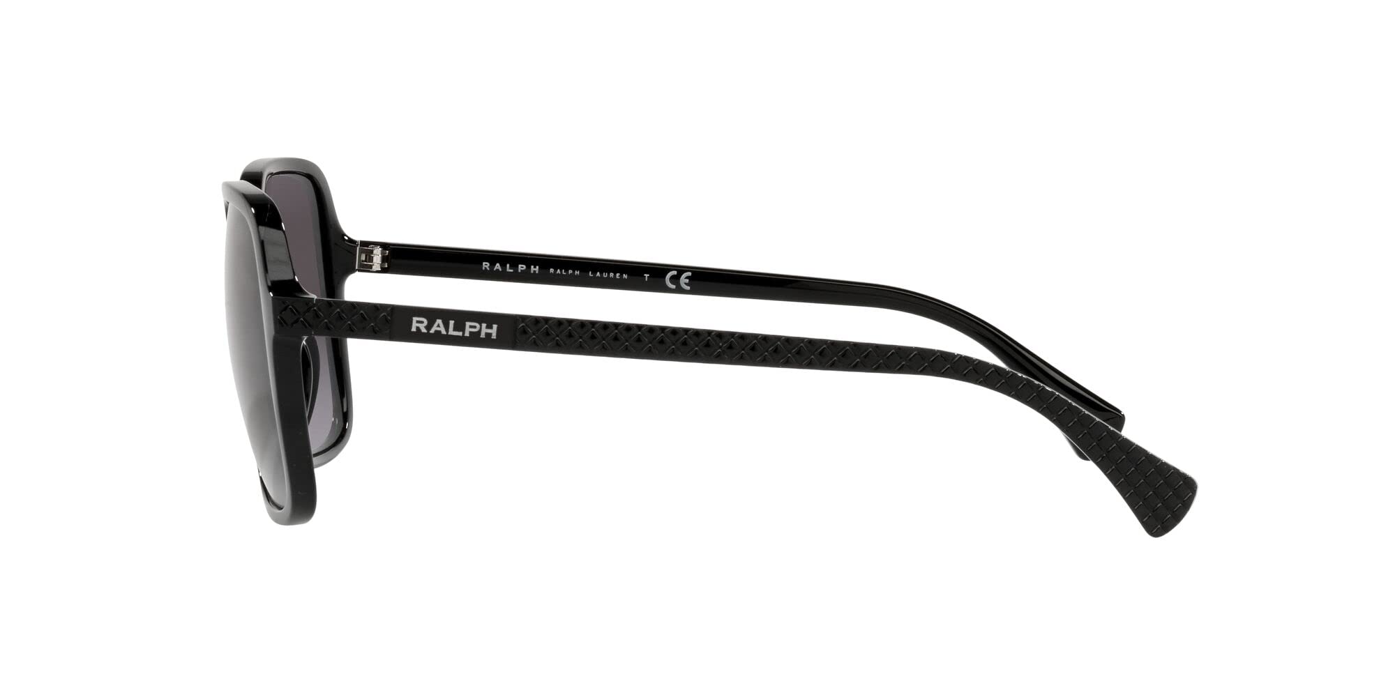 Ralph by Ralph Lauren Women's RA5291U Universal Fit Square Sunglasses, Gradient Grey, 56 mm