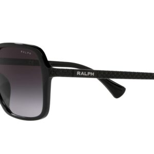 Ralph by Ralph Lauren Women's RA5291U Universal Fit Square Sunglasses, Gradient Grey, 56 mm