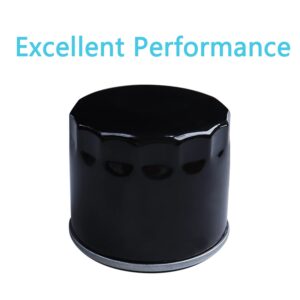 2 Pcs Oil Filter Replacement for Kohler Engine Lawn Mower Excellent 1205001-S 12 050 01-S1 Oil Filter (Black)