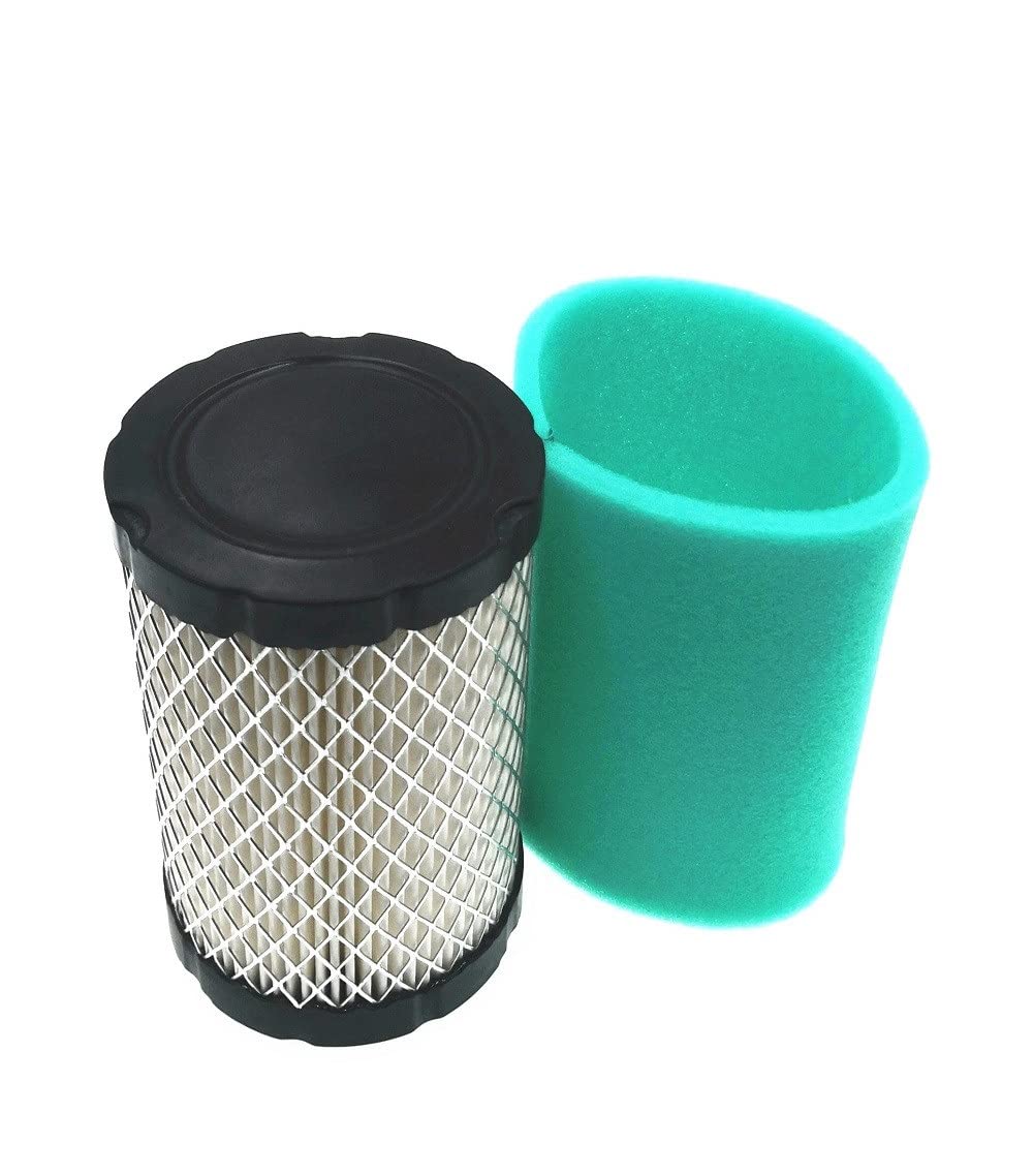 TENOMAL 3 Pack MIU14395 Air Filter With Pre Filter Replace John Deere GY21435 MIU13038 MIU13963 Fits D100 D105 D110 D130 Z225 Z235 Z255 X124 L105 L107 E100 E120 E130 Husqvarna YTA22V46 YTH24V48