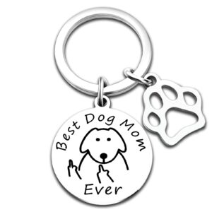 dog mom gifts for women dog keychain veterinarian gift dog lover keychain for women mothers day birthday christmas gift stocking stuffers gift for best animal lover daughter girls women