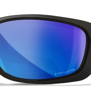 Wiley X Wx Gravitylenses Polarised Sunglasses, Captivate Polarized Blue Mirror, One Size