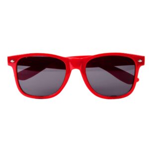 JULYGLASS Adult Party Sunglasses Bulk Square Sunglasses Red Sunglasses Party Favors 10 Pack Retro Party Glasses