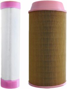 inner & outer air filter cleaner kit replacement for kubota zd1211 zd323 zd326 zd331 zero turn lawn mower tractor replaces part# k3181-82250 & k3181-82240