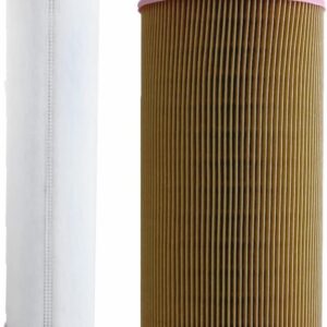 Inner & Outer Air Filter Cleaner Kit Replacement for Kubota ZD1211 ZD323 ZD326 ZD331 Zero Turn Lawn Mower Tractor Replaces Part# K3181-82250 & K3181-82240