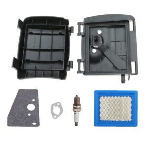 jinerdony 14 743 03-s 14 083 22-s air filter cover base cleaner kit compatible with kohler xt650 xt675 xtx650 xtx675 toro 22" recycler mower 20377 20378 20371, 14 096 133-s cover 14 094 32-s base