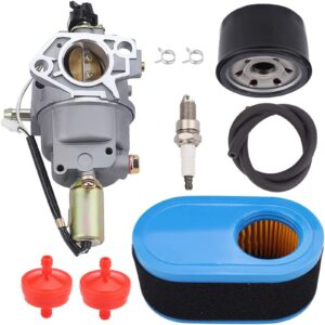 Jinerdony 951-12771A Carburetor 951-12690 Oil Filter 951-12260 Air Filter Kit Compatiable with MTD 751-12771A 751-12771 751-12823 951-12823 Craftsman LT3800 LT4200 LT1500 Lawn Tractor