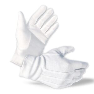 gloves legend 3 pairs (6 gloves) xl 100% cotton white marching band parade formal attire costume gloves for men