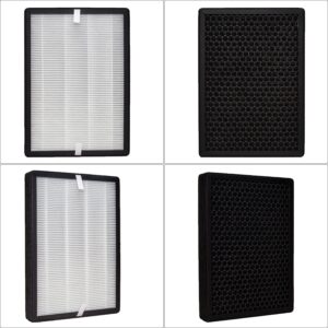 Nyingchi GL-FS32 Replacement Filter, Compatible with MOOKA®/KOIOS GL-FS32 and Azeus GL-FS32 Air Purifier, H13 True HEPA 3-in-1 Activated Carbon Filtration System,2 Pack