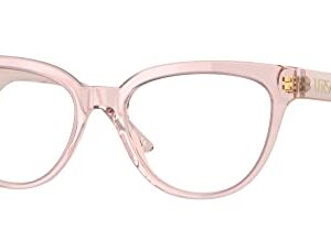 Versace VE3315-5339 Eyeglass Frame TRANSPARENT PINK w/DEMO LENS 54mm