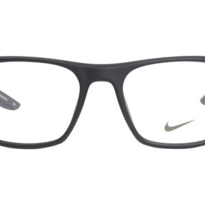 Nike 7039 001 Eyeglasses Matte Black Full Rim Rectangle Shape 52mm