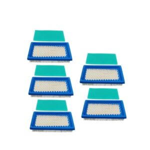 MOWFILL 5 Pack 17211-ZG9-M00 Air Filter With 17210-ZG9-M00 Pre Filter Replace Honda 08170-ZG9-M00 08170-ZG9-M01 17211-ZG9-M00 17218-ZG9-M00 Fits Honda GXV140 HR215 HRB215 HRC215 HRM195 HRM215