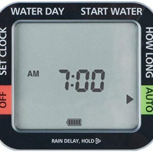 Melnor 65141AMZ 4 Zone Digital Water Timer, Grey, Black