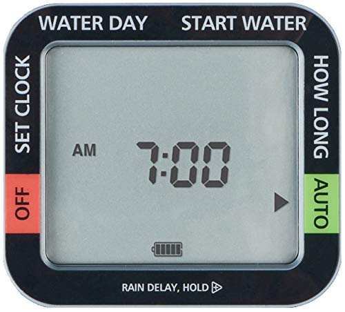 Melnor 65141AMZ 4 Zone Digital Water Timer, Grey, Black