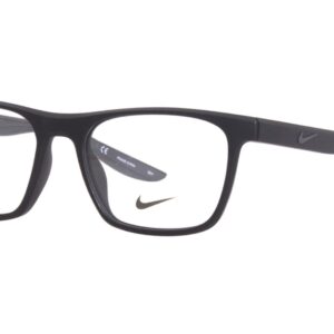 Nike 7039 001 Eyeglasses Matte Black Full Rim Rectangle Shape 52mm