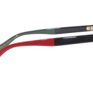 Gucci Petite Fit Eyeglasses GG0165ON 003 Black/Red/Green 51mm 165