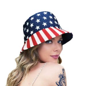 rainflowwer american flag bucket hat, my independences days hats, sun hats for adult golf hats trendy beach cap