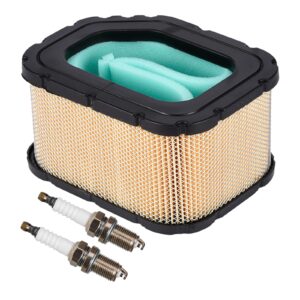 hifrom 063-8080-00 air filter pre cleaner with spark plug kit compatible with bad boy zt czt mowers with kohler engine 2013 & older 27 hp