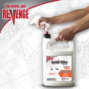 Bonide Revenge Spider Killer, 128 oz Ready-to-Use Spray, Long Lasting Odorless for Formula for Indoors and Outdoors