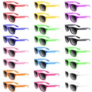 TUPARKA 72 Pack Party Sunglasses Neon Colors Sunglasses Bulk Goody Bag Fillers for Beach Birthday Party Pool Party Supplies