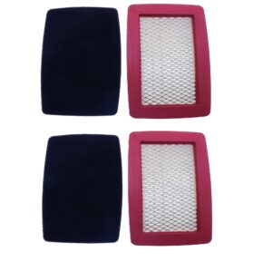 jeenda air filter 2pcs 544271501 t4012-82310 t4012-82311 compatible with husqvarna 170bf 170bt 180bf 180bt 370bfs 380bfs 570bfs 580bfs red max eb7000 eb8000 series blowers