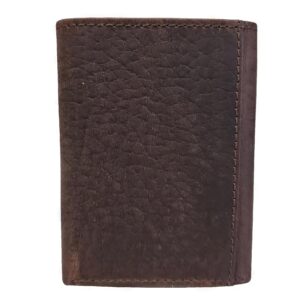 ARIAT Trifold Wallet Emboss Corner Logo Brown One Size